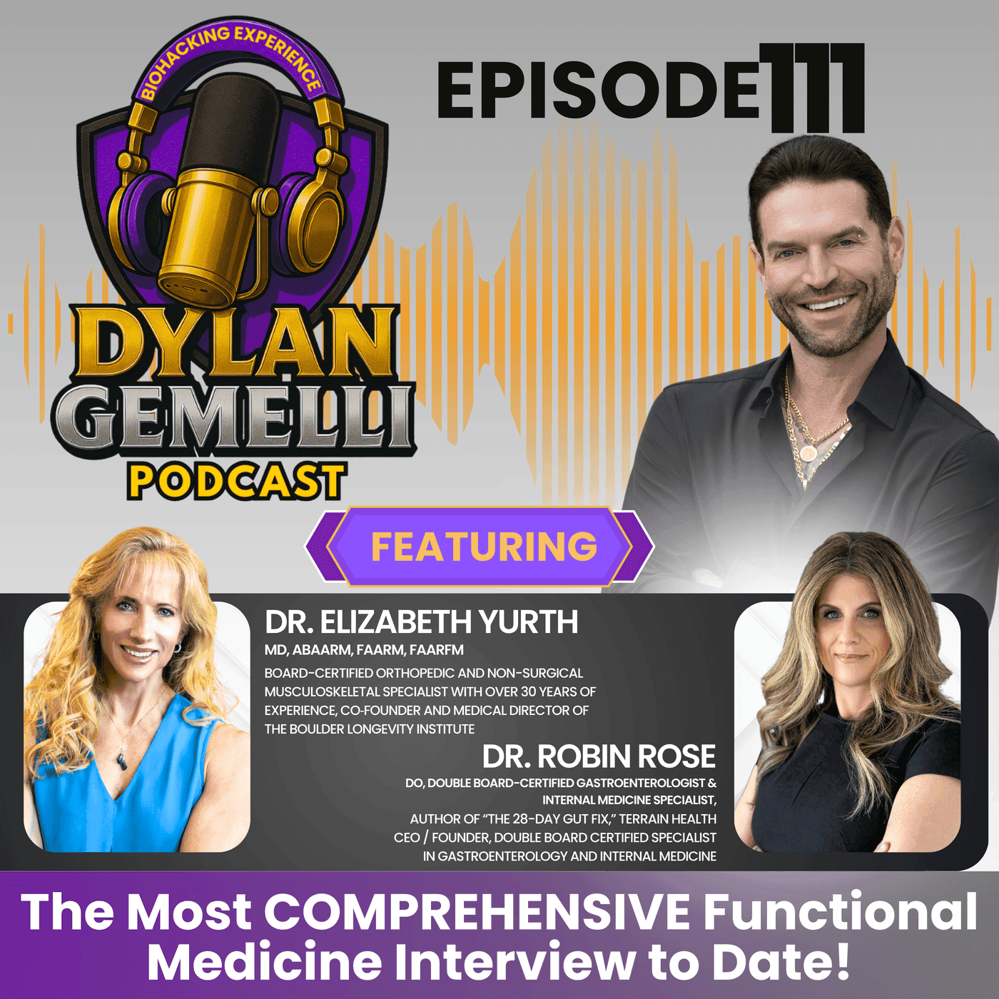 Episode #111 Featuring Dr. Elizabeth Yurth and Dr. Robin Rose!  The MOST COMPREHENSIVE Functional Medicine Interview!  SGLT2 inhibitors, GLP-1's, Plasmalogens, Neuroplasticity, Covid dangers and more!