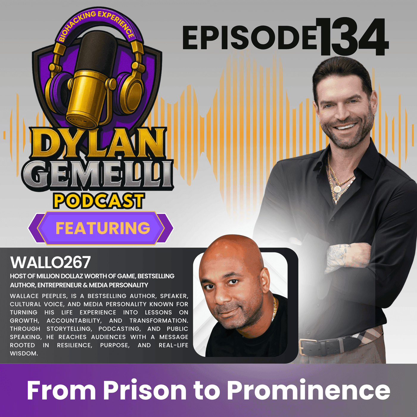 Episode #134 Featuring Wallo267!!  From Prison to Prominence!  The Ultimate Success Story!  Building a winning mindset, overcoming adversity, using failure and struggle to achieve success and more!
